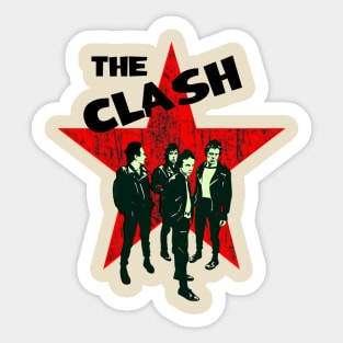 The clash t-shirt Sticker